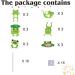 18pcs Frog Cupcake Toppers for Boys Girls Baby Shower Green Glitter Frog Cake Decorations Fairy Tales Woodland Mushroom Frog Party Decorations Supplies - Buy Online on GoSupps.com