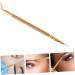 WOONEKY 1pcs Straight Bent Angled Brush Eyeliner Pencil Brush Double Ended Eyeliner Brush - Buy Online on GoSupps.com
