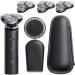 Head Shavers for Bald Men Electric Shaver Dry Wet Shaving Washable Portable Beard Trimmer 3 Head Razor Face Facial Cleanser for Men S500c 3head