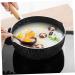 ABOOFAN 2pcs Maifan Stone Noodles Pan Iron Frying Pan Small Soup Pot Wok for Induction Cooktop Non Stick Frying Pan Cooking Pan with Lid Cooker Pan Wood Noodle Pot Wooden Handle - Buy Online on GoSupps.com