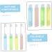 Healeeved 12th Trip Foldable Travel Toothbrush - Wide Head Kids Toothbrush Tongue Brush & Portable Hiking Tools - Bulk Purchase Available - Buy Online on GoSupps.com