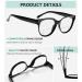 Eyekepper Women's Bifocal Reading Glasses - Stylish Clear Lens in Black - 1.5x Magnification - Buy Online on GoSupps.com