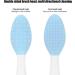Silicone Nose Cleaner Brush - Comfortable Handle for Home & Salon Use - Blue - Buy Online on GoSupps.com