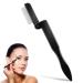 1Pcs Folding Eyelash Comb & Eyebrow Comb Stainless Steel Eyelash Comb Separator Portable & Durable Eyebrow Brush for Women Girls Makeup