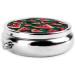 Dream Watermelon Round Pill Box | 3 Compartment Travel Organizer | Portable Black Pill Box for International Shipping - Buy Online on GoSupps.com