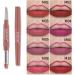  G n rique Interookie Double Head Lipstick Non-Fade Non-Sticky to Cup Makeup Pen Rotating Lipstick Pink (M08#) - Buy Online on GoSupps.com