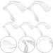 Healeeved U-Shaped Silicone Glasses Pads - 5 Pack Slip-Resistant Soft Nose Support for Eyewear - Buy Online on GoSupps.com