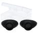 Super Sunnies Slim Flex UV Eye Protection  FDA Compliant Individual Tanning Goggles Eyeshields (Black)
