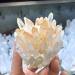 Crystal Rough 200-300G Natural Light Orange Crystal Flower Cluster Eliminating Stone Suitable for Home - Buy Online on GoSupps.com