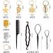 80 Braided Hair Accessories 4 Pieces Of Braided Hair Tools Hair Accessories Hairstyle Design Accessories Hair Decoration Pendant Accessories Aluminum Hair Accessories - Buy Online on GoSupps.com