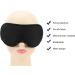 3D Sleep Mask for Side Sleepers - Light Blocking Eye Mask for Travel & Yoga | Soft Breathable & Lightweight | Unisex Black - Buy Online on GoSupps.com