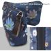 UYRIE Waterproof Cosmetic Bag - Travel Makeup Bags for Toiletries | Blue & Pink Flower Designs - Buy Online on GoSupps.com