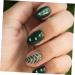 Beatifufu 1 Glass Chip Shiny Nail Stickers DIY Epoxy Filling DIY Glass Fillers Nail Crushed Glass Manicure DIY Accessories Manicure Charm Nail Glass Epoxy Fillers Nail Art Stone 0.5X0.3cm Green - Buy Online on GoSupps.com