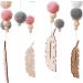 Firlar Baby Crib Nursery Mobile Wooden Wind Chime Nursery Decoration Baby Bedroom Hanging Bed Bell Toys (Blue) - Buy Online on GoSupps.com