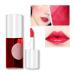 Lip Stain Tint Set  Mini Liquid Lipstick  Hydrating & Moisturizing Cheeks and Eyes  Waterproof  Long lasting  Easy Application  Shimmery  Natural Lip Gloss  Sexy Lip Color Makeup (2 STRAWBERRY)