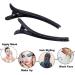 Deolven Hair Clips - 12 Professional Plastic Hairdresser Accessories for Women & Girls | 7.8cm Black Styling Salon Tools - Buy Online on GoSupps.com