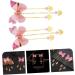 GALPADA 3 Pairs Hanfu Butterfly Headdress Hanfu Hair Clip Temperament Hair Clip Butterflies Hair Accessories Hair Clips for Thick Hair Fabric Hairpin Child Decorate Alloy Pink Fashion - Buy Online on GoSupps.com
