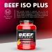 OUT ANGLED Beef Iso Plus Zero Fat Zero Sugar 90% Beef Protein Isolate 1.8kg - Pineapple Orange Flavor with Enhanced Amino Acids and Coenzyme Q10 - Buy Online on GoSupps.com