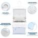 ZSZMFH 12 Pack Moisture Absorber Hanging Bags - Fragrance-Free Closet Dehumidifiers 220g Each - Perfect for Humidity Control - Buy Online on GoSupps.com