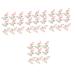 COHEALI 40 Pcs Flamingo Patch Hats Flamingo Embroidered Sew on Patch Flamingo Clothes Patches Bags Backpack