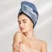 Hair Towel Wrap - Quick Drying Towel Turban with Button | Lighthouse in Havana Design - Buy Online on GoSupps.com