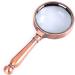 Professional Handheld Magnifier Handle Magnifier Reading for Reading Book Inspection Coins Rocks Map Full of Stars