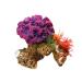 Nobby Aqua Ornaments CORAL with plants 13 x 10 x 12 cm 1 piece