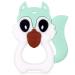 PREMYO Squirrel Teething Ring for Babies Cooling - Teething Aid Made of Silicone BPA Free Soft - Relieves Teething Pain - Mint