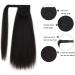 30 Inches Afro Kinky Straight Wrap Around Ponytail Long Afro Yaki Straight Ponytail Extensions for Women Girls Pony Tails Hair Pieces Dark Auburn Brown 30 inch magic ponytail 33# - Buy Online on GoSupps.com