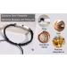 XUANPAI Cremation Jewelry for Ashes Cremation Bracelet for Ashes Personalized Message Urn Cuff Bangle Rope Bracelet for Men Women Pet Adult Ashes Keepsake Black(2 Pcs)-Non-Engraving - Buy Online on GoSupps.com