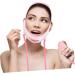 Baluue 1pc Inflatable Face Strap Face Lifting Bandage Face Strap Double Chin Face Shaper Band Pink Fabric - Buy Online on GoSupps.com
