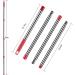 Red 4-Section Spin Mop Replacement Handle - 2.5-to-5 Foot Stick for Triangle Base EasyWring Mop - Floor Cleaning Refills Compatible - Buy Online on GoSupps.com