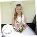 Lifkome Flower Girl Crown - 2 Piece Headband Hair Accessories for Weddings | Floral Hair Jewelry for Girls - Buy Online on GoSupps.com