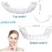 Jiazhou Cosmetic Veneers - Temporary Prostheses for a Perfect Smile | Comfortable Fit & Flexible Braces | White False Teeth (2 Couples) - Buy Online on GoSupps.com