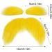 Fausse Moustache Jaune Mat riau Adh sif L ger Finition Textur e R aliste Style D'application Facile | Article De D guisement Comique Pour La C l bration De No l Cosplay Jeu De R le De 1 ml (Lot de 1) - Buy Online on GoSupps.com