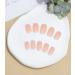 Sethexy Short Square False Nails - 24PCS Acrylic French Press-On Nails for Women & Girls - Pearly Finish - Buy Online on GoSupps.com