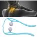 Self-Massage Device by Healifty - Trigger Point Relief for Neck Shoulders Knees & Feet | Sky Blue Manual Massager for Pain Relief - Buy Online on GoSupps.com