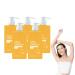 VKaoess Turmeric Vitamin C Body Lotion Brightening and Firming Moisturizer for Face and Body Helps Even Out Skin and Remove the Appearance of Skin 5 Bottles