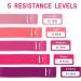 Resistance Bands 5 Resistance Levels Elastic Exercise Bands Resistance Bands Set for Yoga Gym Physiotherapy Includes Storage Bag and Instructions - Buy Online on GoSupps.com