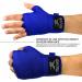 Muvin Boxing Hand Wraps - 180 Inches Semi-Elastic Blue - 1 Pair for Men & Women | Kickboxing, Muay Thai, MMA, Krav Maga - Combat Sports - Buy Online on GoSupps.com
