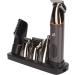 Qukaim Hair Trimmer Set Electric Hair Clipper Set with 6 Guide Combs for Men Waterproof Nose Hair Cutter and Eyebrow Grooming - Buy Online on GoSupps.com