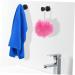STOBAZA Clothes Rack 6 Pcs Bathroom Towel Hook Multi Purpose Hanger Kitchen Towel Brass Wall Hooks Key Hook Bath Towel 3X1.8X1.8CMx3pcs Blackx3pcs - Buy Online on GoSupps.com