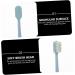 Iwowhero Portable Silk Toothbrush Set - 4 Soft Bristle Travel Toothbrushes for Sensitive Gums & Toddlers - Charcoal Absorption - Buy Online on GoSupps.com