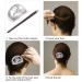 Celtic Hair Clip Set for Women - Vintage Nordic Viking Knot Slide Pins with Wooden Stick for Long Hair (2pcs) - Buy Online on GoSupps.com