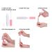 20Pcs 1.3ml Pink Lip Gloss Tubes with Wand - Refillable DIY Lip Gloss Containers - Buy Online on GoSupps.com