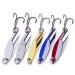 REBORNSUN 5 Pieces Fishing Lures, Fishing Spoons for Freshwater and Saltwater, Spinner Baits kit for Bass,Trout 5.0 Grams