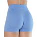 AUROLA Workout Shorts for Women Seamless Scrunch Gym Yoga Running Active Short CAMO Small Camo-serenity Blue