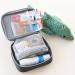 Portable Small First Aid Bag - Mini Travel Medicine Pouch with Double Zippers (Gray) - Buy Online on GoSupps.com