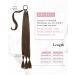 REECHO DIY Braid Ponytail Extension 26 Inch Medium Brown - Synthetic Hairpiece for Women - Buy Online on GoSupps.com