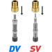 Henmi Bicycle Valve Adapter 2 Series - DV SV to AV | French Valve & Autoventile Adapter | Compatible with Sclaverand & Dunlop - International Shipping - Buy Online on GoSupps.com